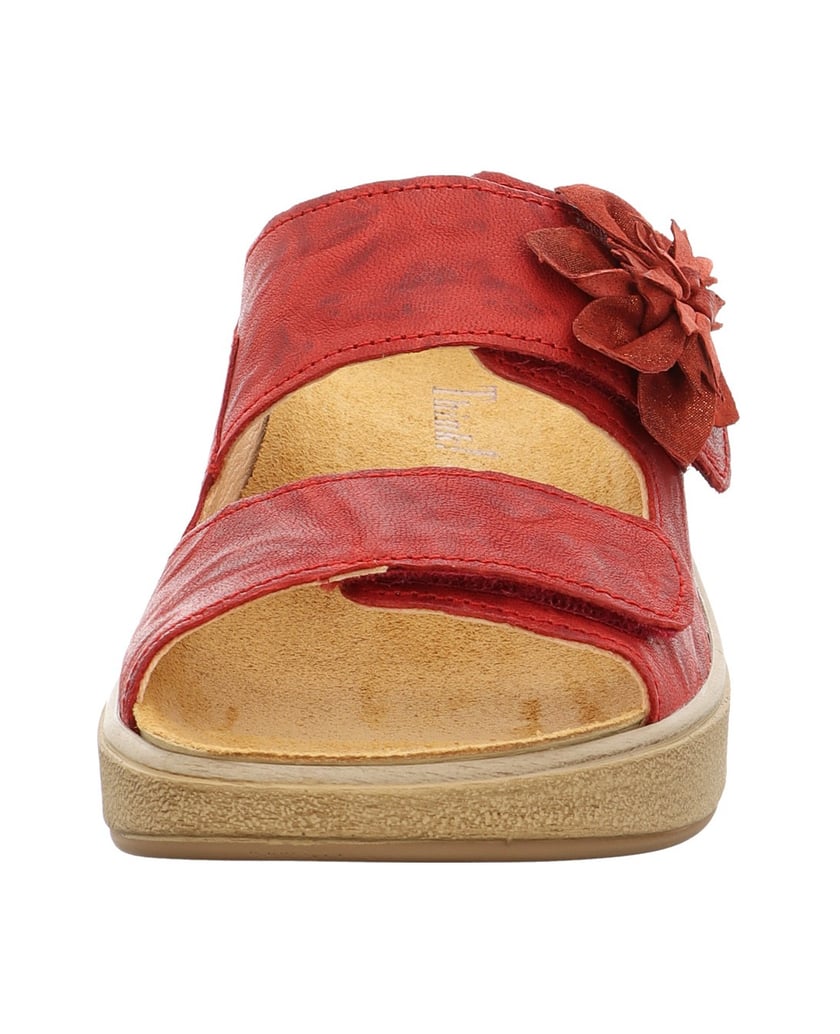 Think-Tieffußbett-Pantolette-MEGGIE-rot