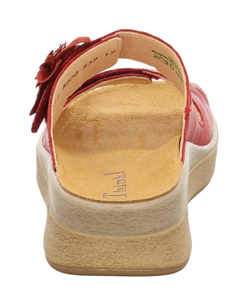 Think-Tieffußbett-Pantolette-MEGGIE-rot