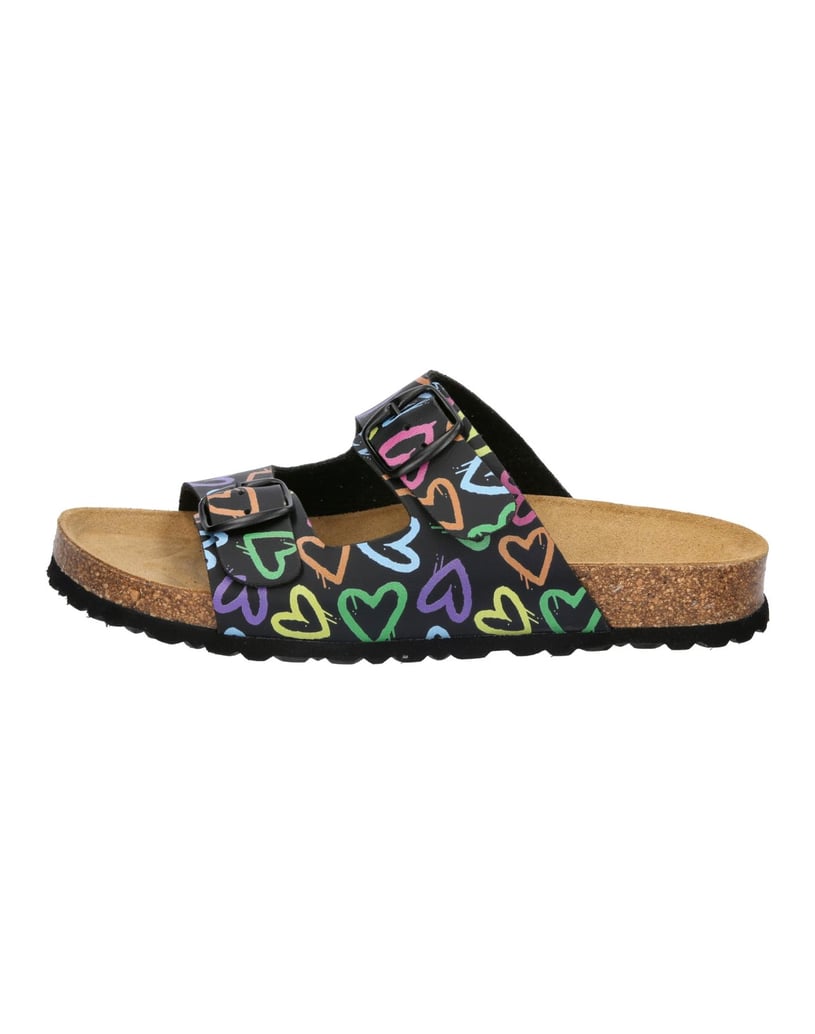 Lico-Pantolette-Bioline-Heart-schwarz