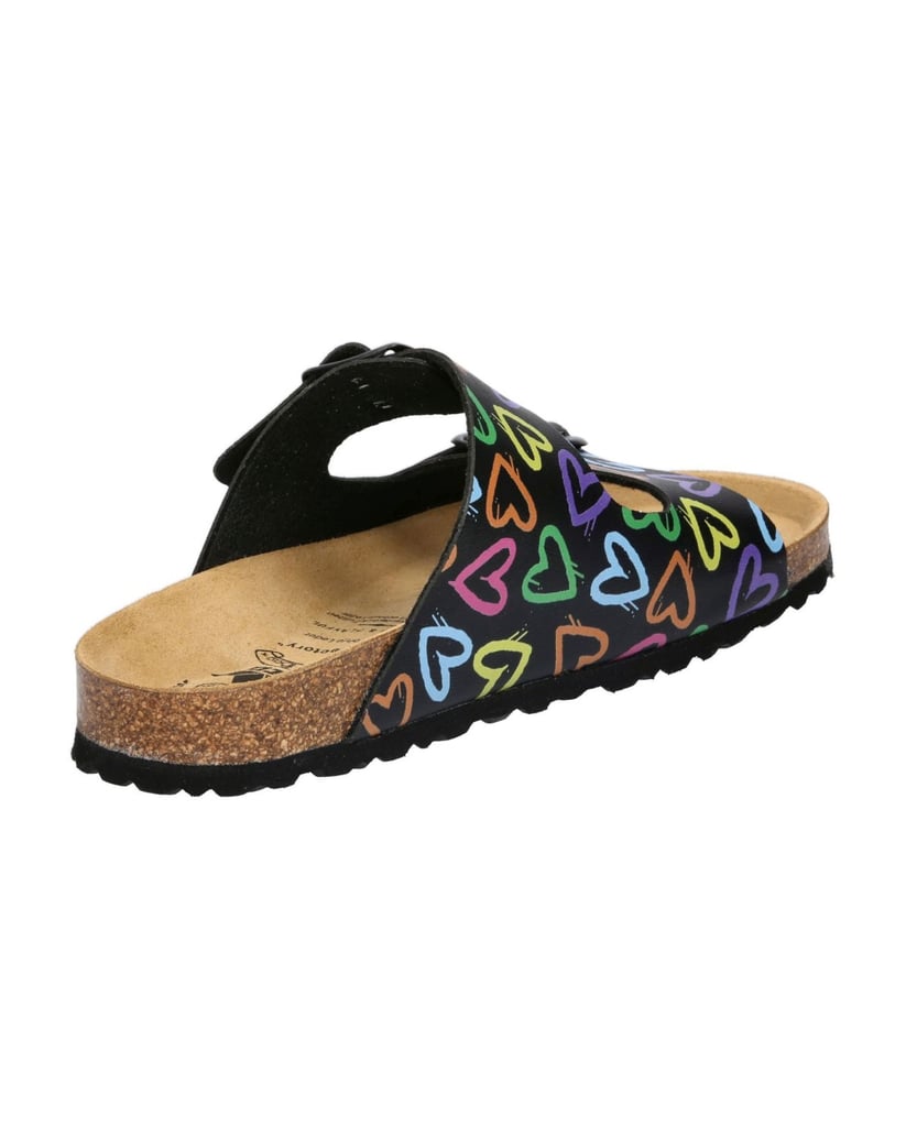 Lico-Pantolette-Bioline-Heart-schwarz