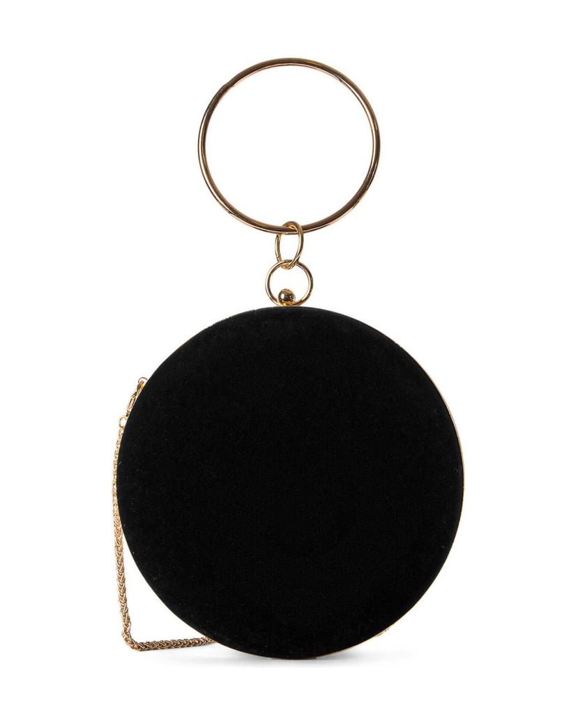 Kazar-Schwarze-Damen-Clutch-Tasche-schwarz