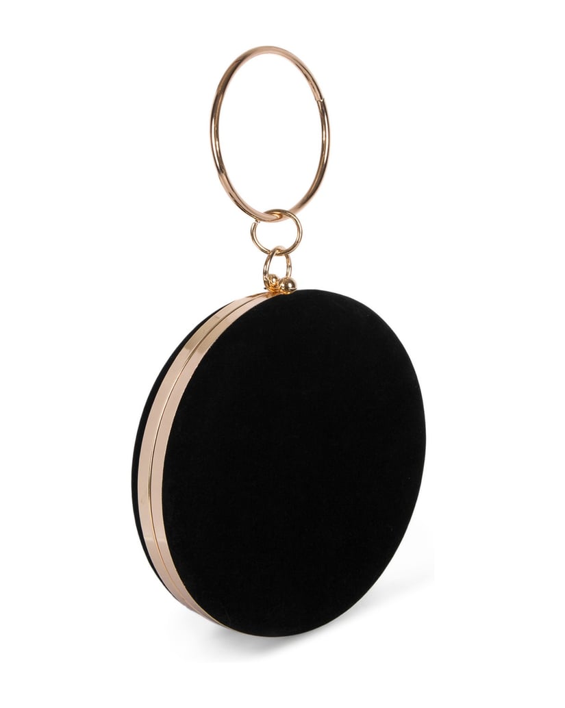 Kazar-Schwarze-Damen-Clutch-Tasche-schwarz