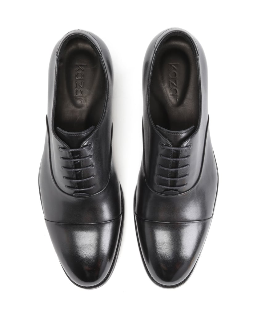 Kazar-Schwarze-Derby-Schuhe-für-Männer-schwarz