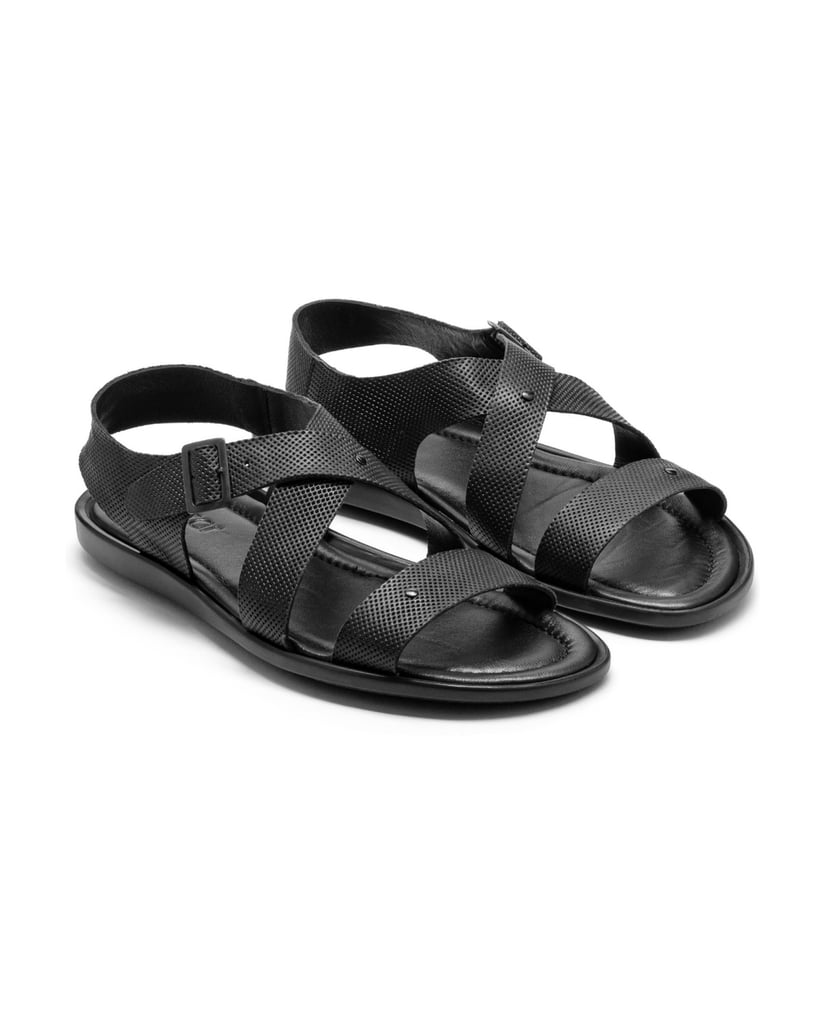 Kazar-Schwarze-Herrensandalen-schwarz