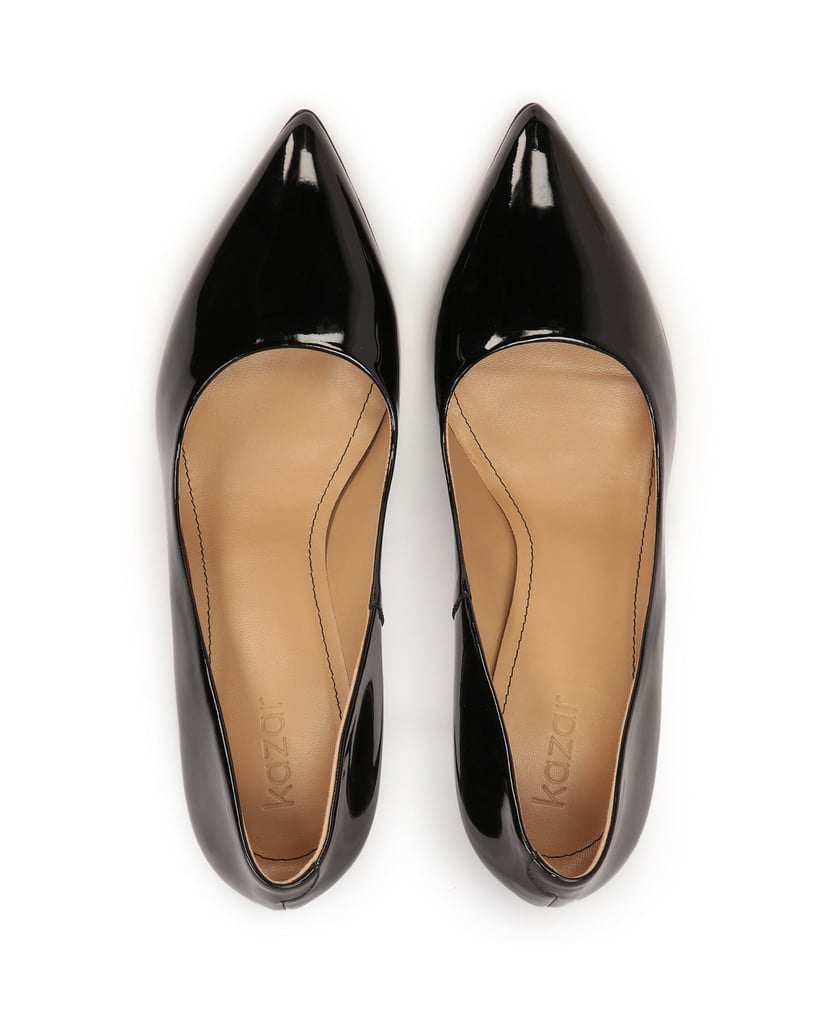 Kazar-Glänzend-lackierte-Pumps-mit-spitzer-Zeh