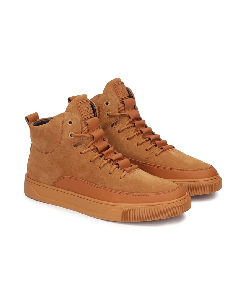 Kazar-Wildleder-Sneaker-mit-knöchellangem-Scha