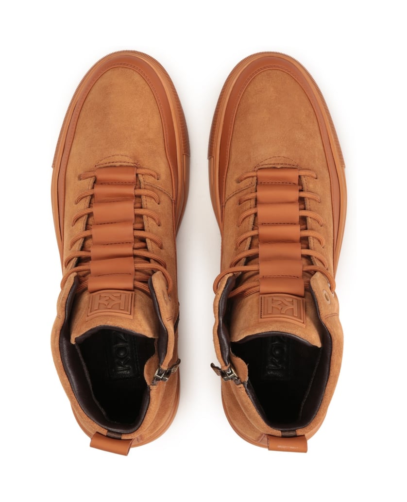 Kazar-Wildleder-Sneaker-mit-knöchellangem-Scha