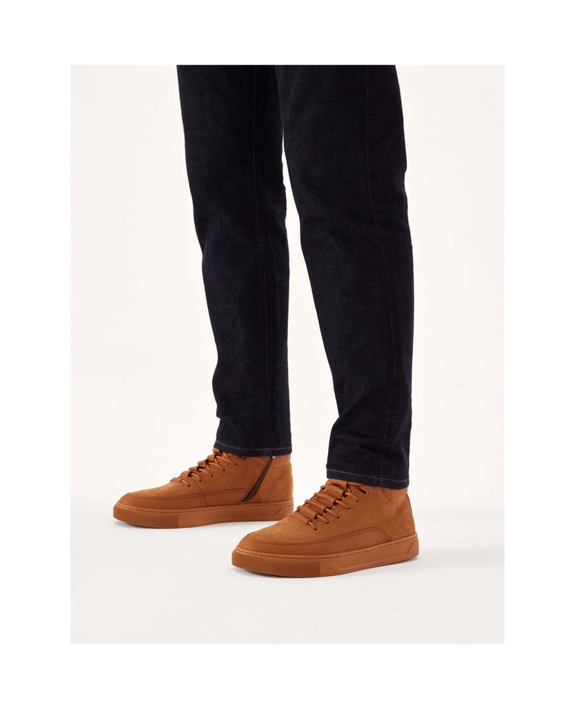 Kazar-Wildleder-Sneaker-mit-knöchellangem-Scha