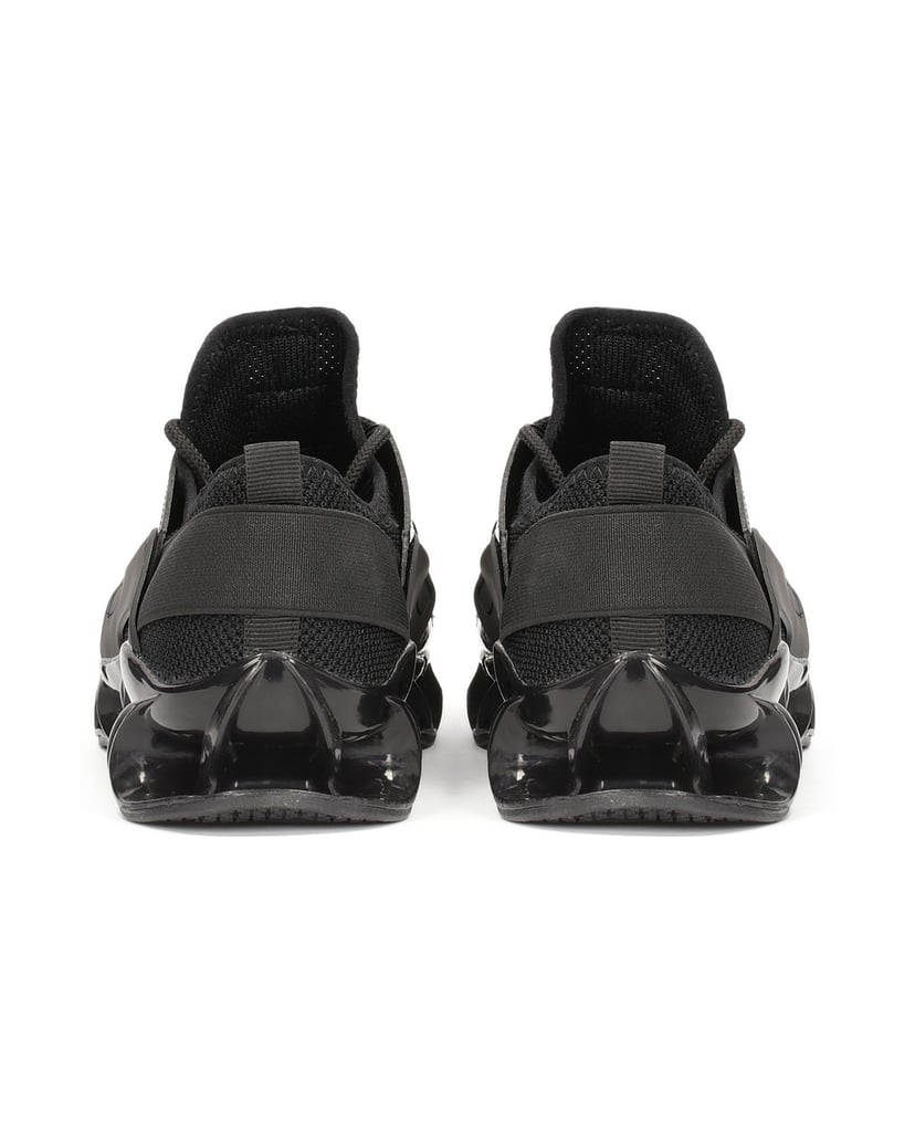 Kazar-Herren-Sneaker-aus-kombinierten-Material-schwarz