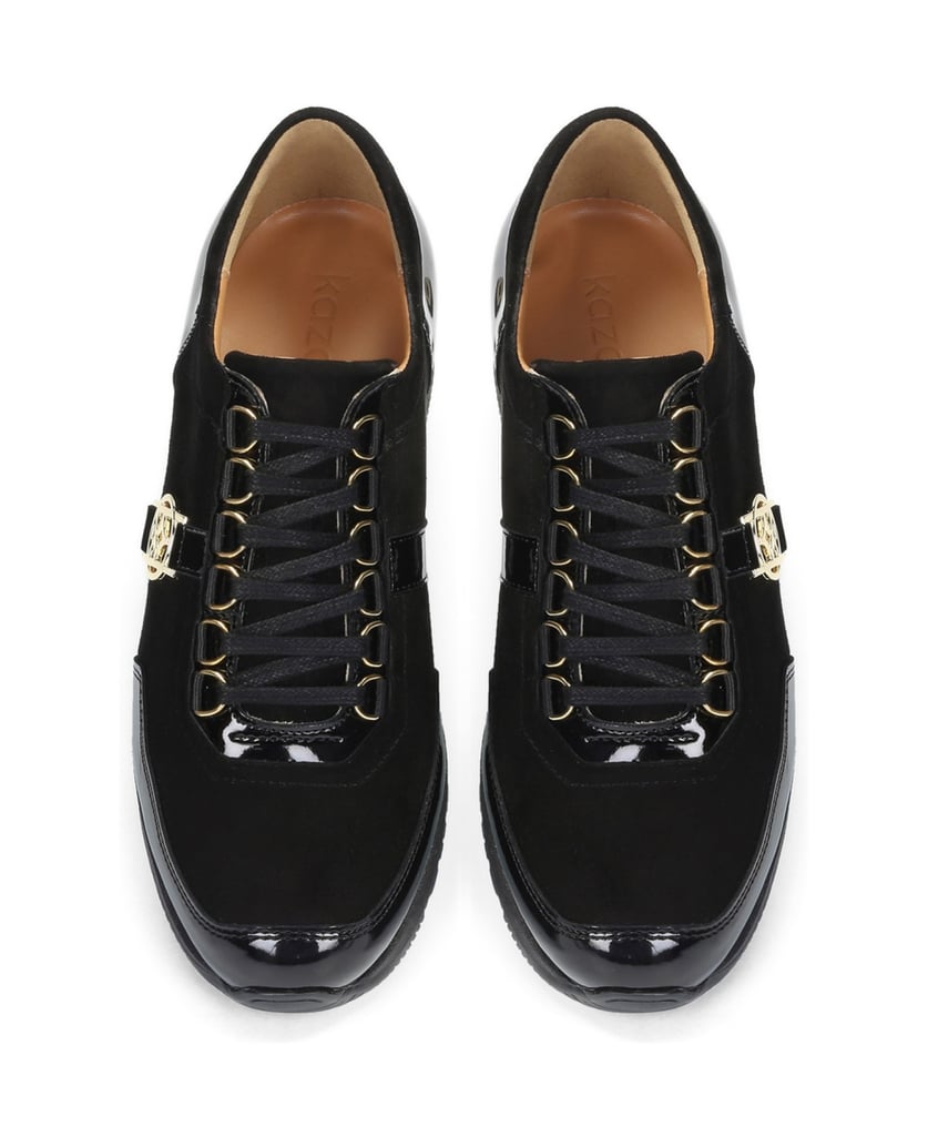 Kazar-Black-womens-sneakers-čierna
