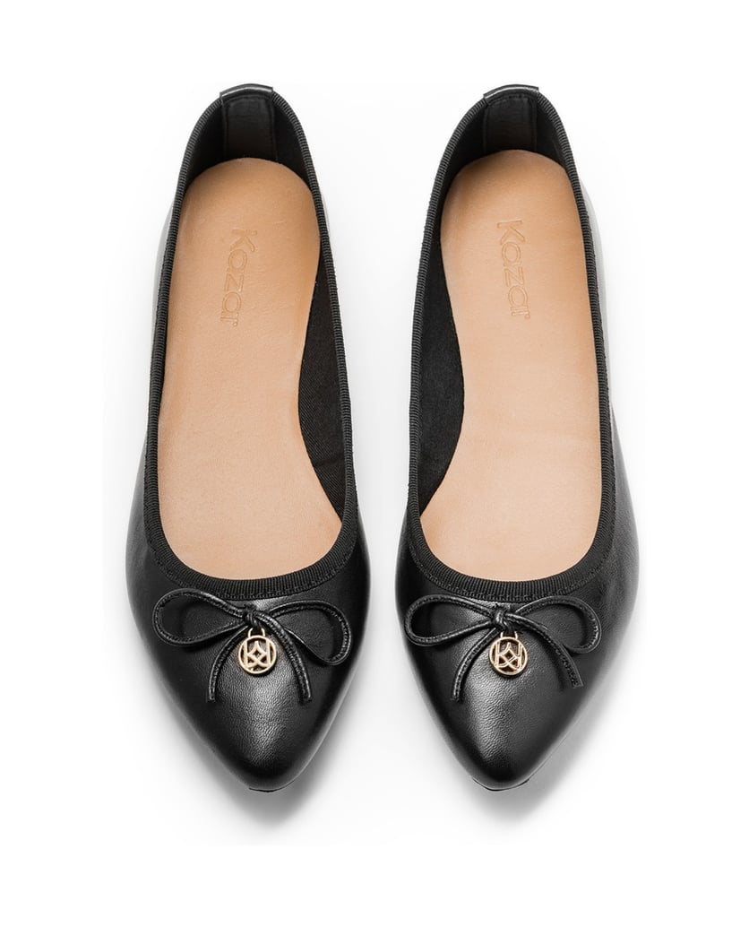 Kazar-Schwarze-Damen-Ballerinas