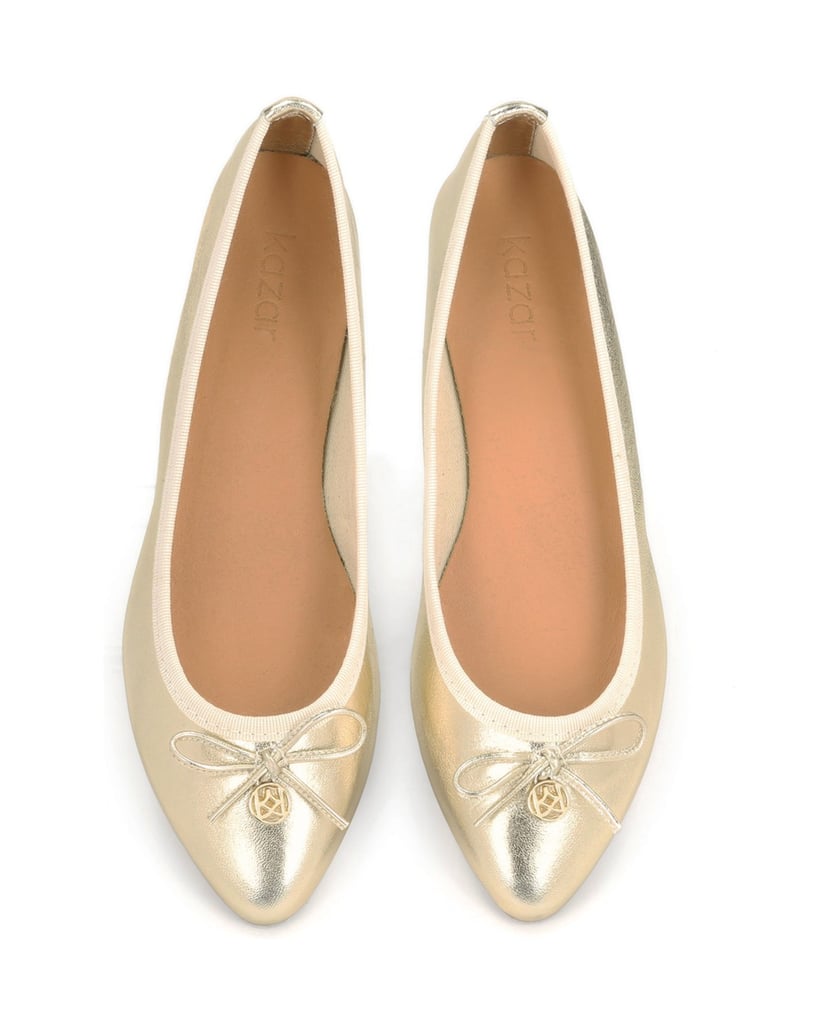 Kazar-Ballerinas-in-Gold-für-Damen-gold