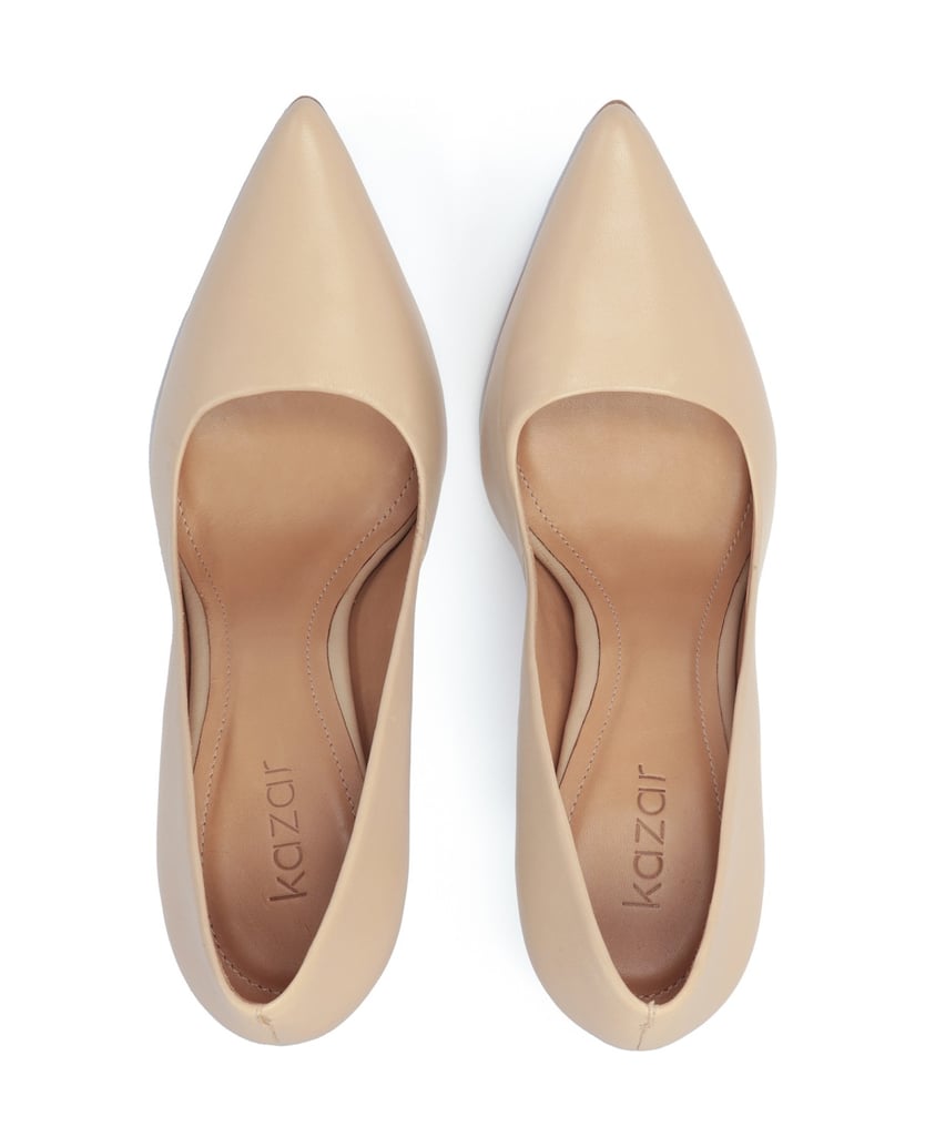 Kazar-Beigefarbene-klassische-Lederpumps-beige