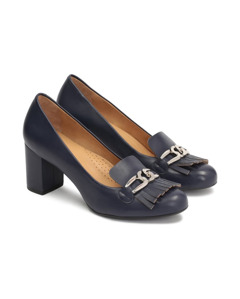 Kazar-Leather-pumps-with-a-wide-heel-tmavá-modrá