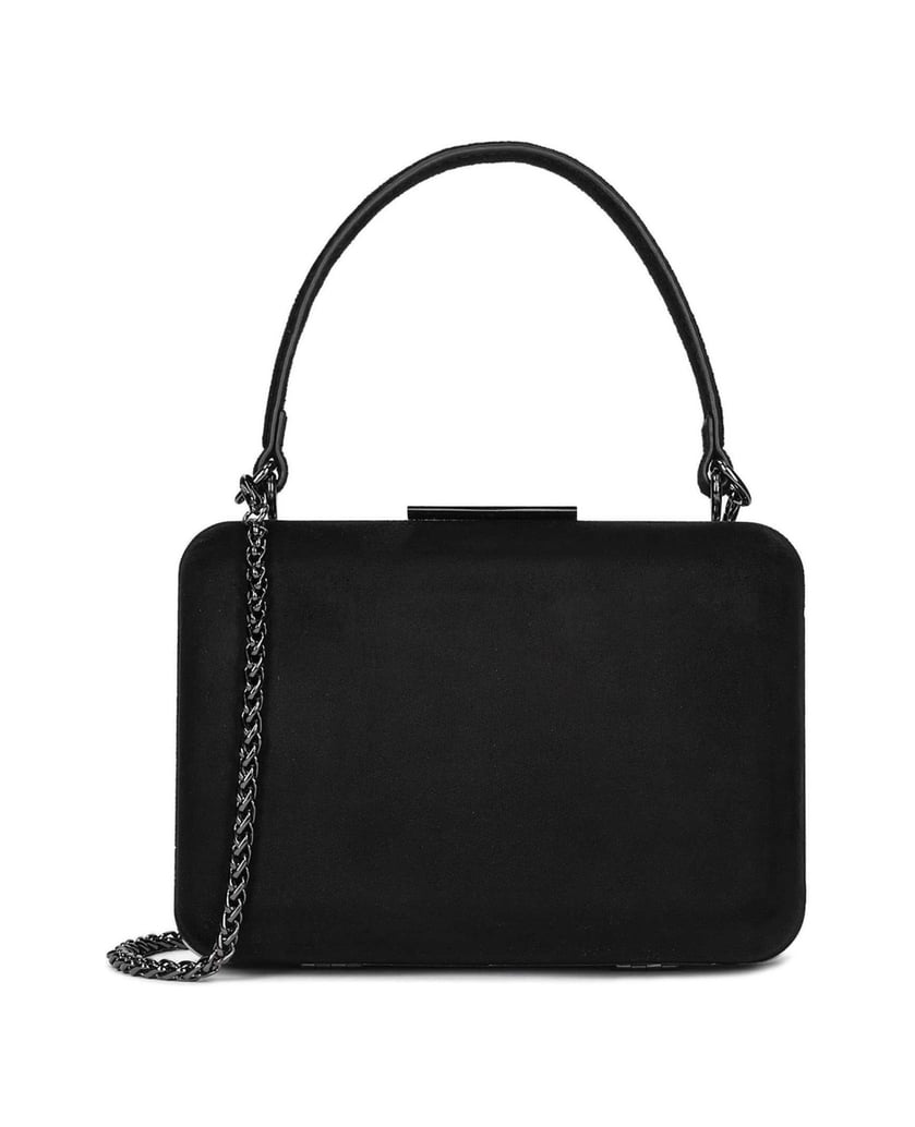 Kazar-Schwarze-Damen-Clutch-Tasche-schwarz