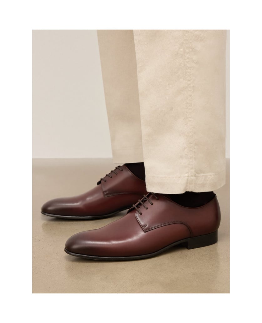 Kazar-Braune-Schuhe-mit-Ledersohle-braun