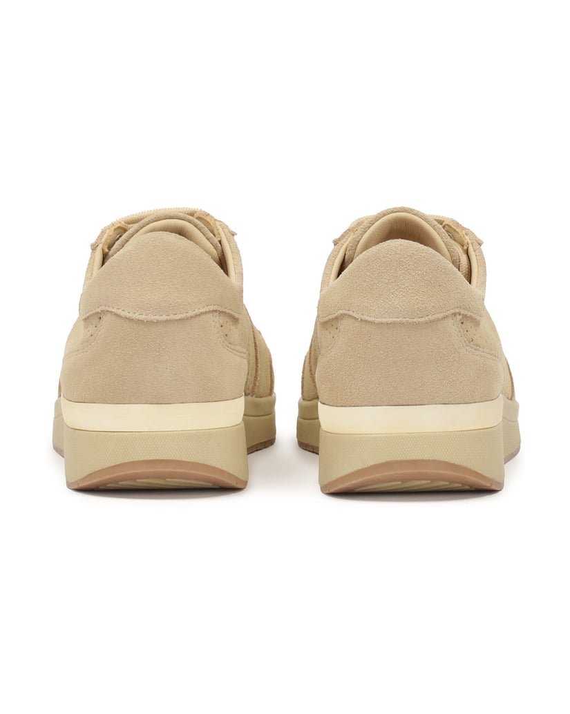 Kazar-Beige-perforated-suede-sneakers-béžová