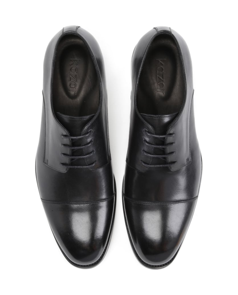Kazar-Schwarze-Derby-Schuhe-für-Männer-schwarz
