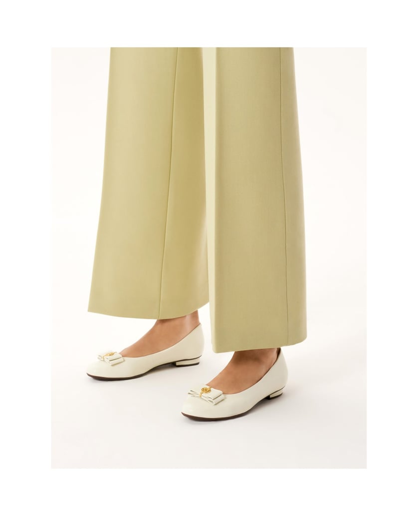 Kazar-Lederballerinas-mit-Komfort-Einlegesohle-weiss