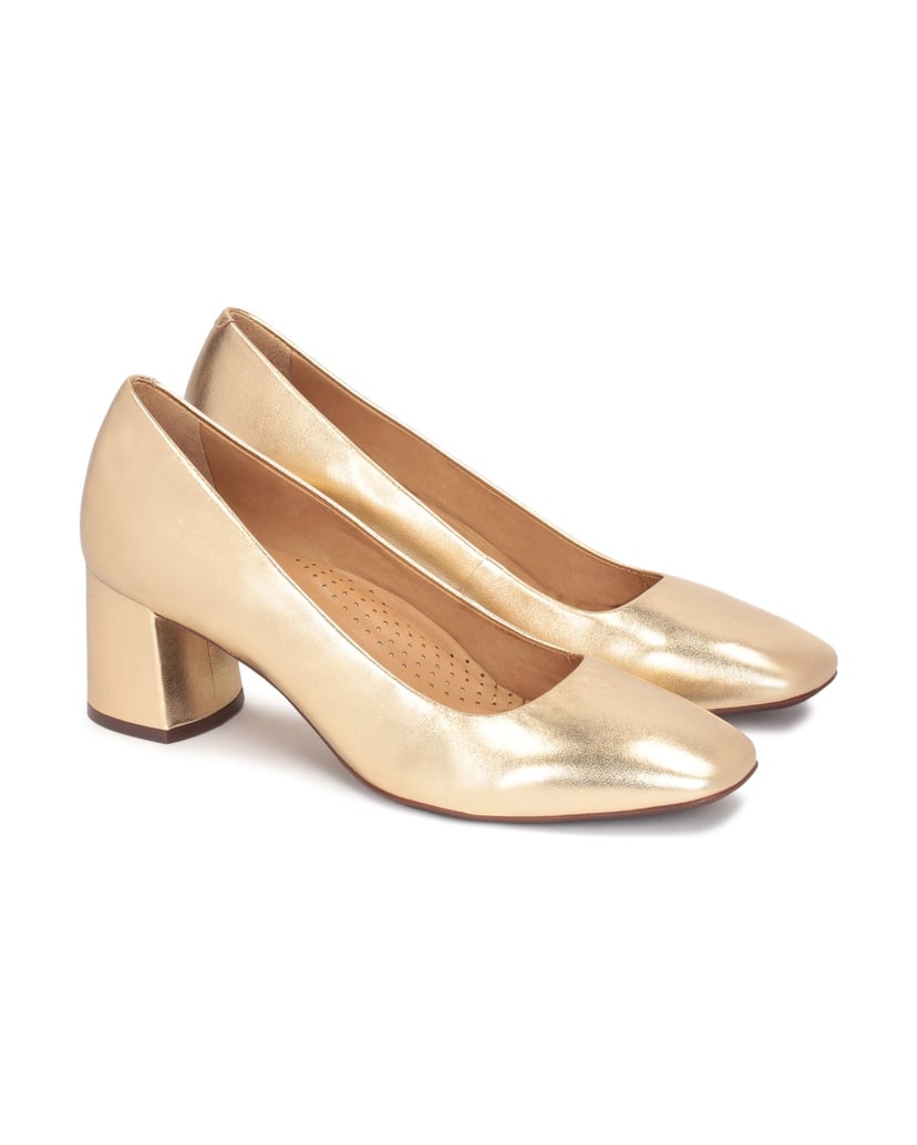 Kazar-Goldfarbene-Pumps-mit-Komfort-Einlegesoh-gold