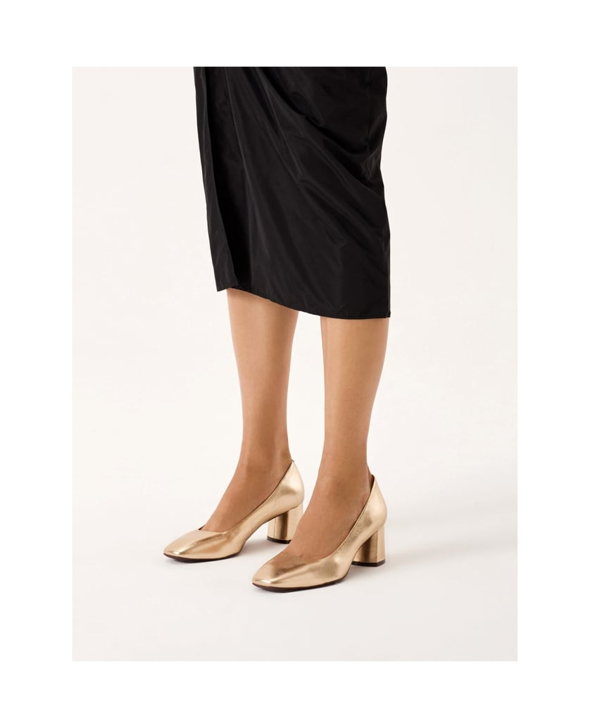 Kazar-Goldfarbene-Pumps-mit-Komfort-Einlegesoh-gold