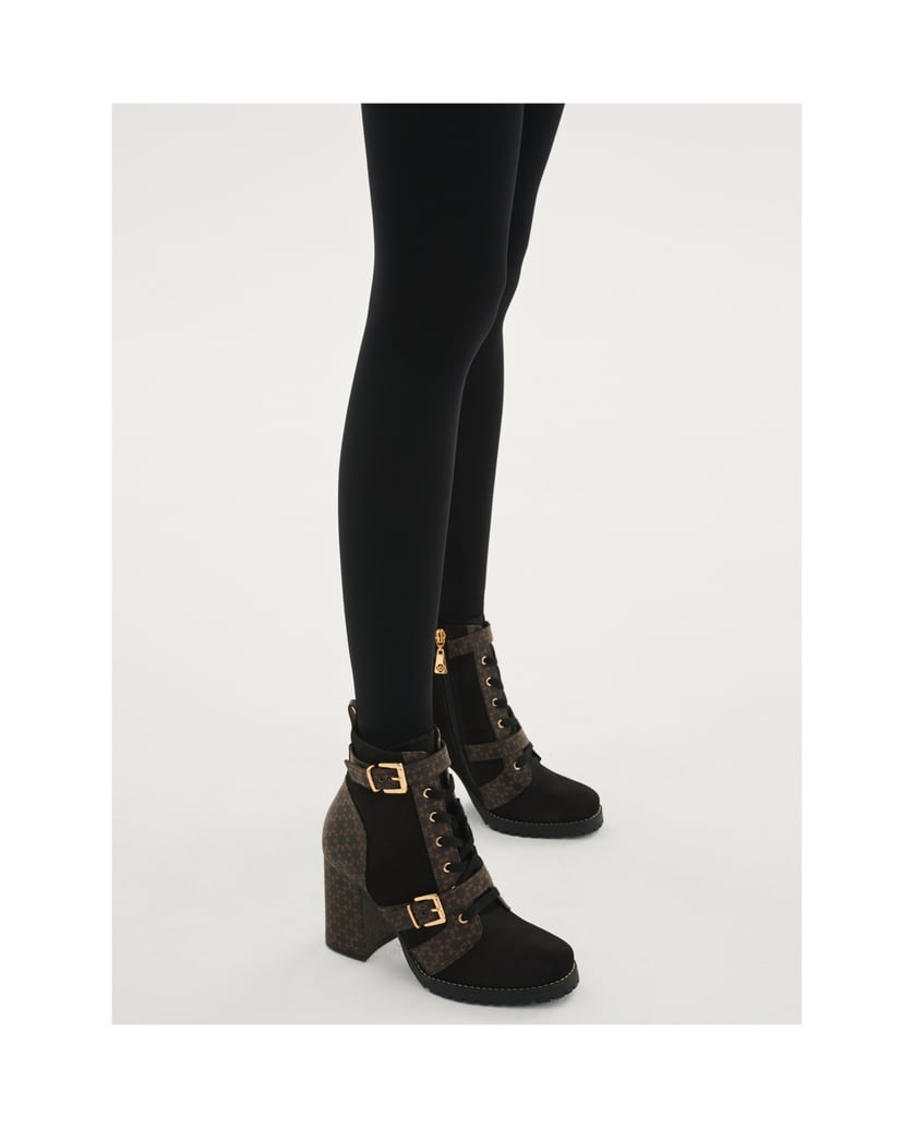 Kazar-Braune-und-schwarze-Damenstiefel