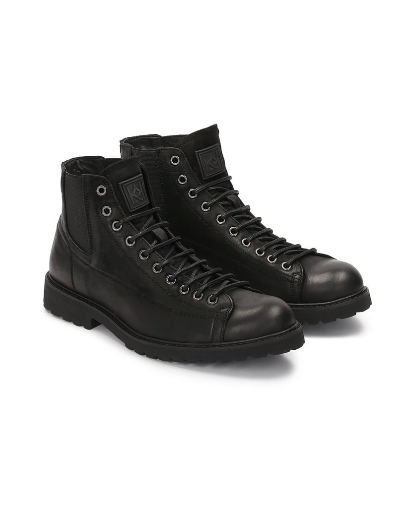 Kazar-Men’s-black-boots-černá