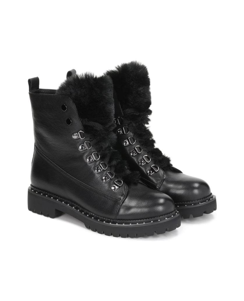 Kazar-Weiße-Damenstiefeletten-schwarz