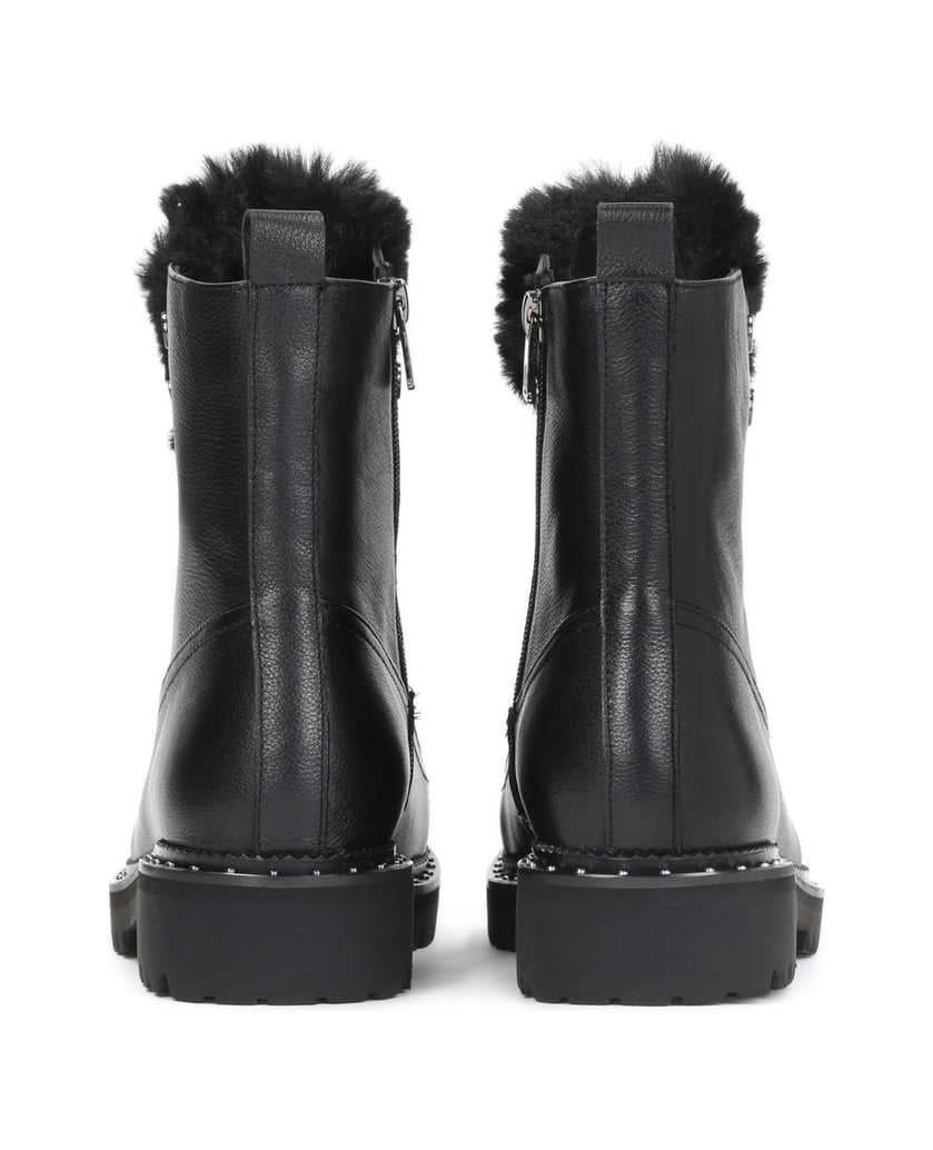 Kazar-Weiße-Damenstiefeletten-schwarz