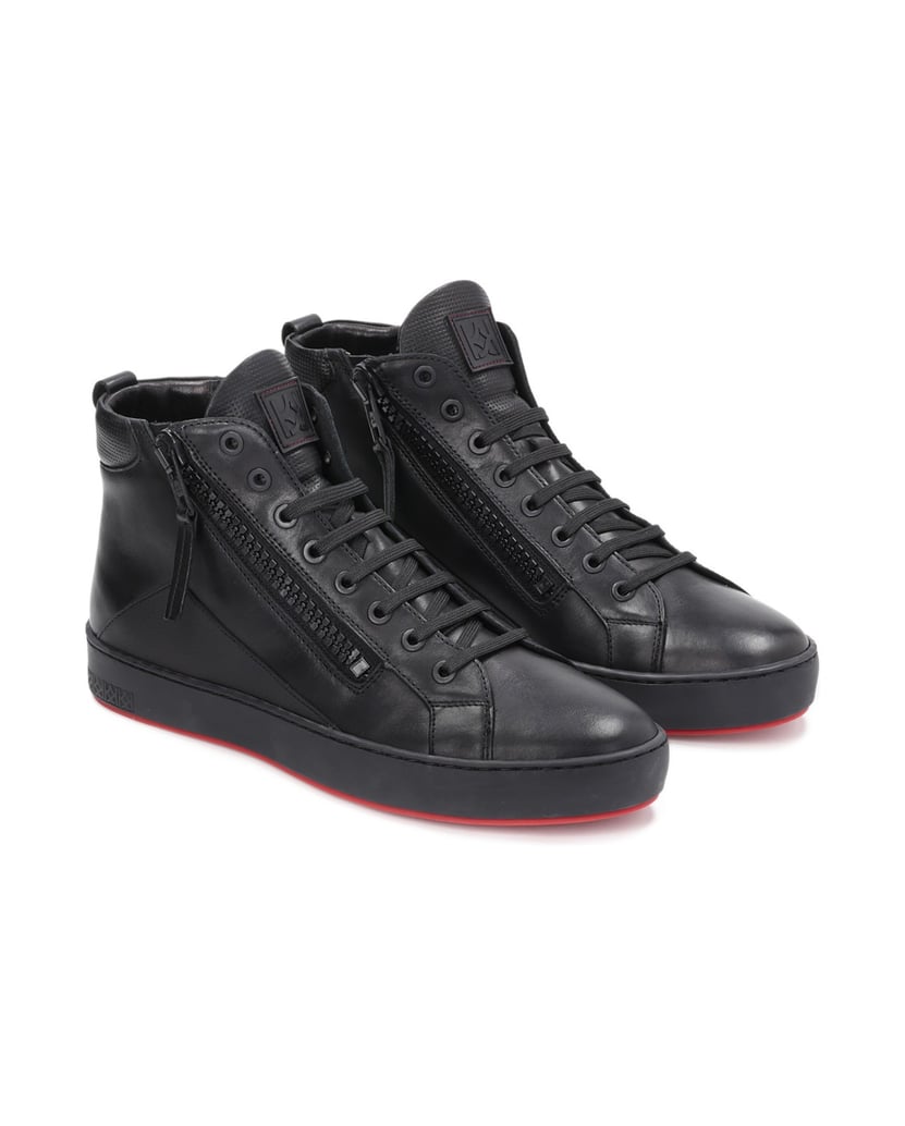 Kazar-Mens-black-sneakers-černá