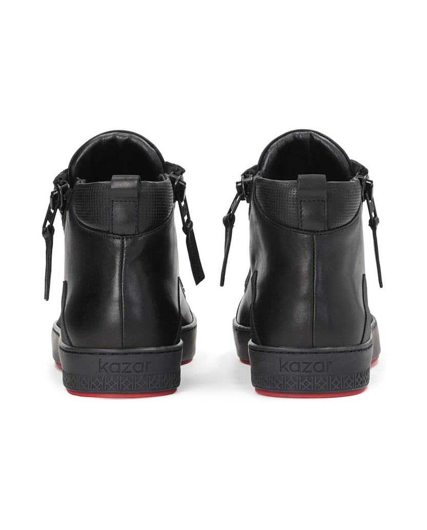 Kazar-Mens-black-sneakers-černá