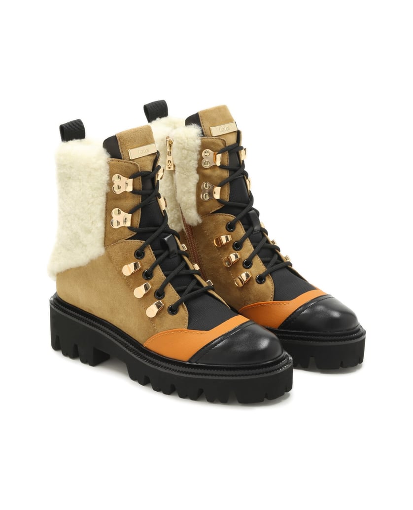 Kazar-Ladies’-multicolour-ankle-boots-béžová