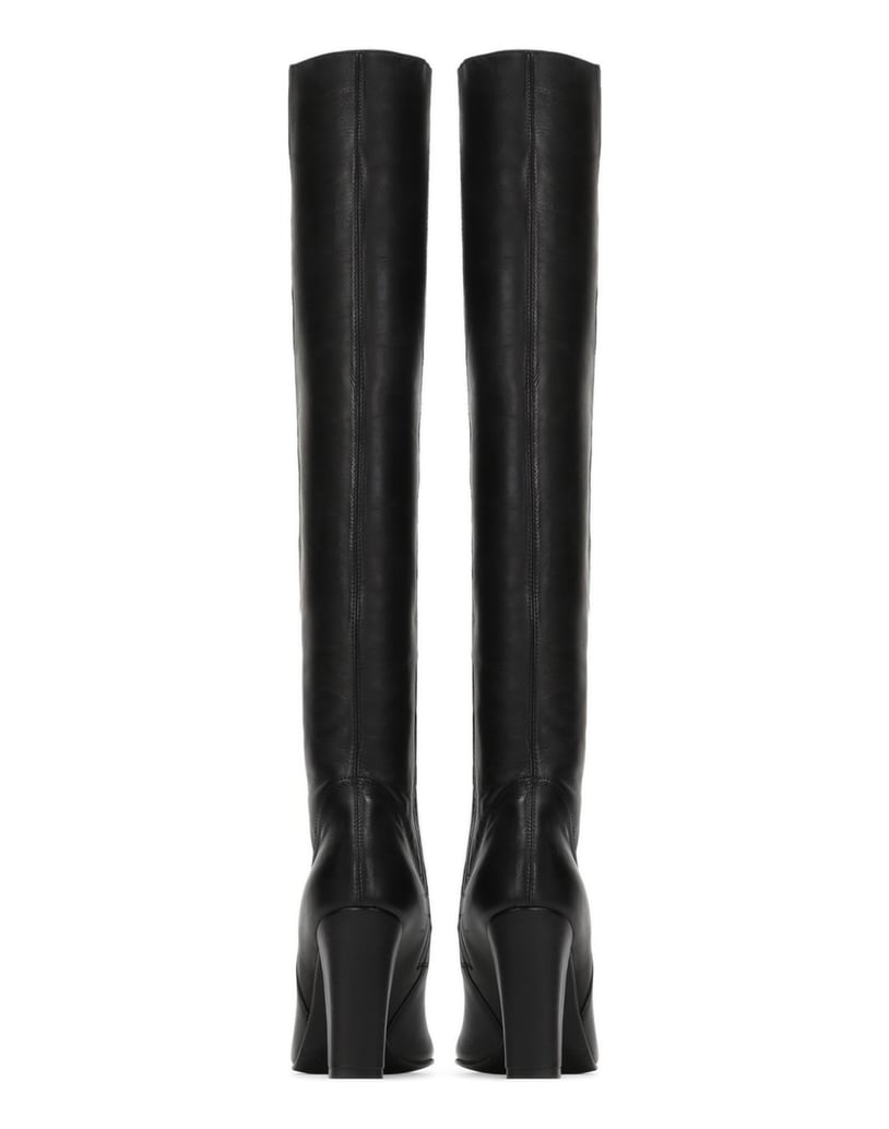 Kazar-Schwarze-Overknee-Stiefel-für-Damen-schwarz