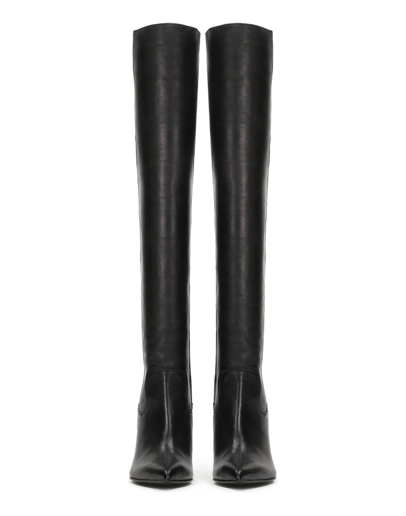 Kazar-Schwarze-Overknee-Stiefel-für-Damen-schwarz