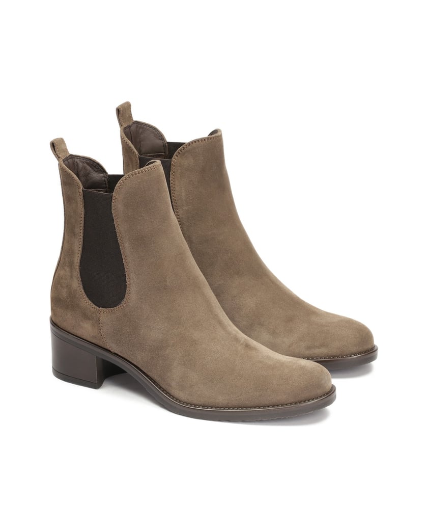 Kazar-Schlupfstiefel-mit-klobigem-Absatz-taupe