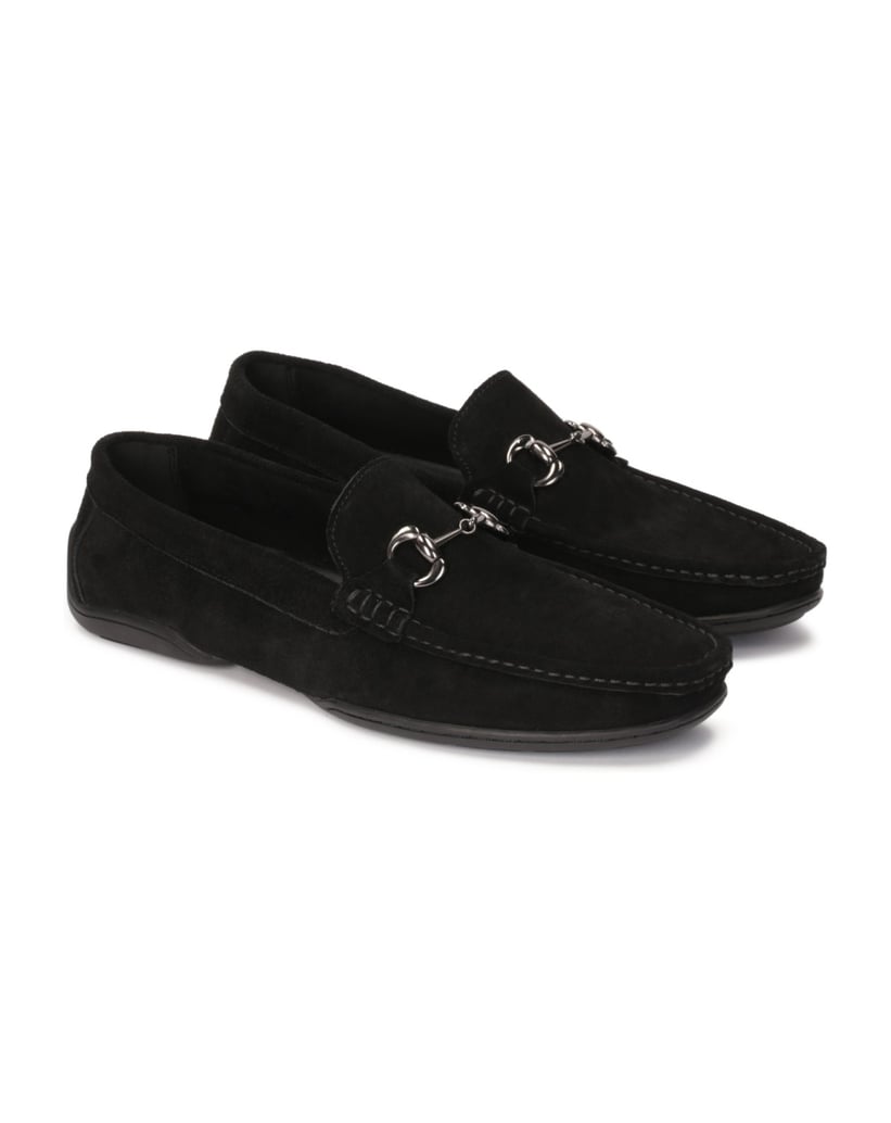 Kazar-Herren-Slipper-aus-Wildleder-schwarz