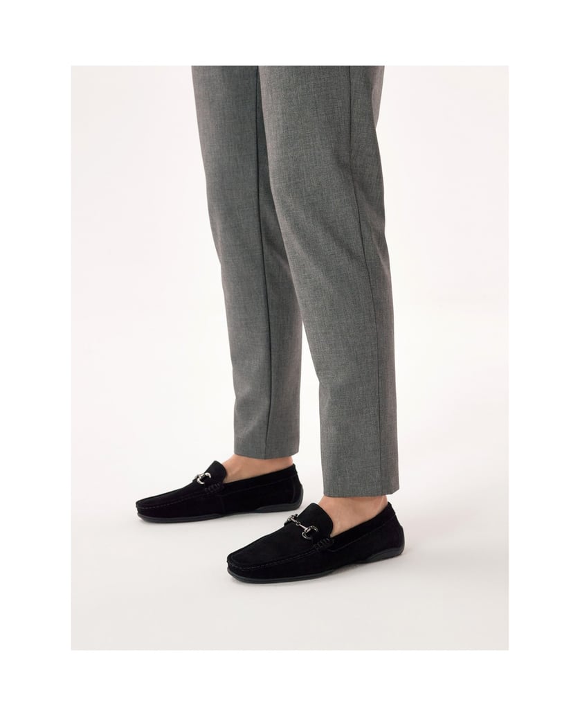 Kazar-Herren-Slipper-aus-Wildleder-schwarz