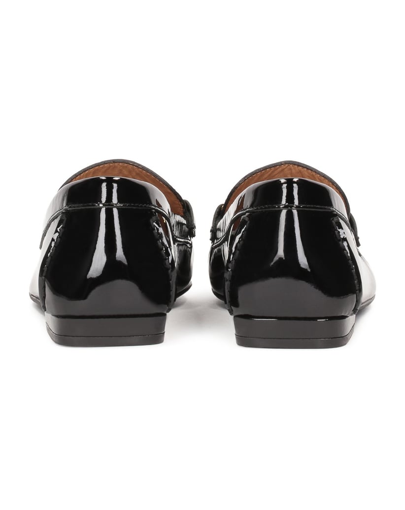 Kazar-Mokassins-aus-schwarzem-Lackleder-für-Da-schwarz