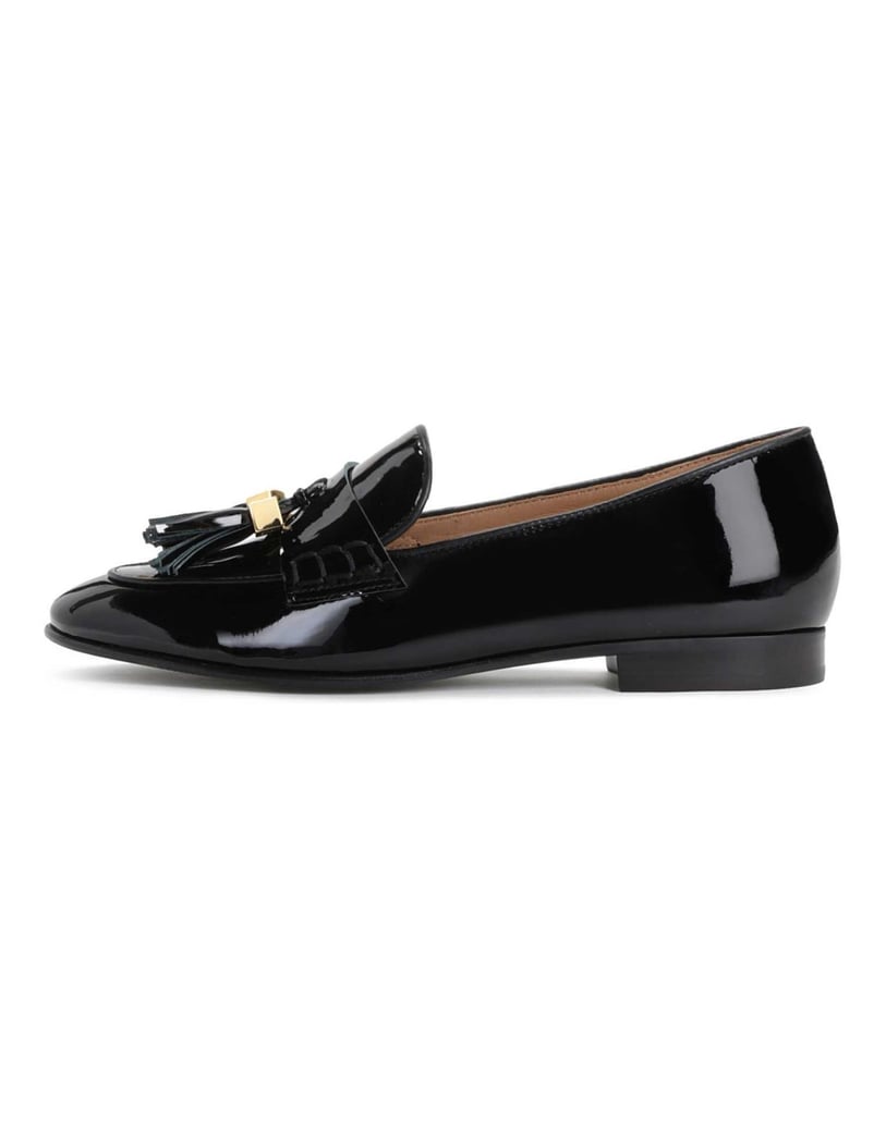 Kazar-Ladies-black-flat-shoes-černá