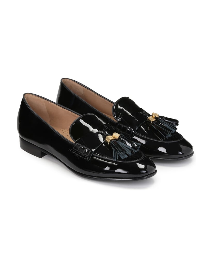 Kazar-Ladies-black-flat-shoes-černá