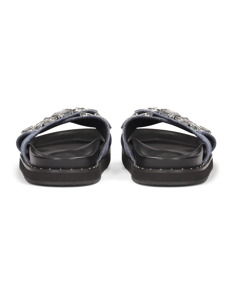 Kazar-Mit-Kristallen-verzierte-Denim-Slides