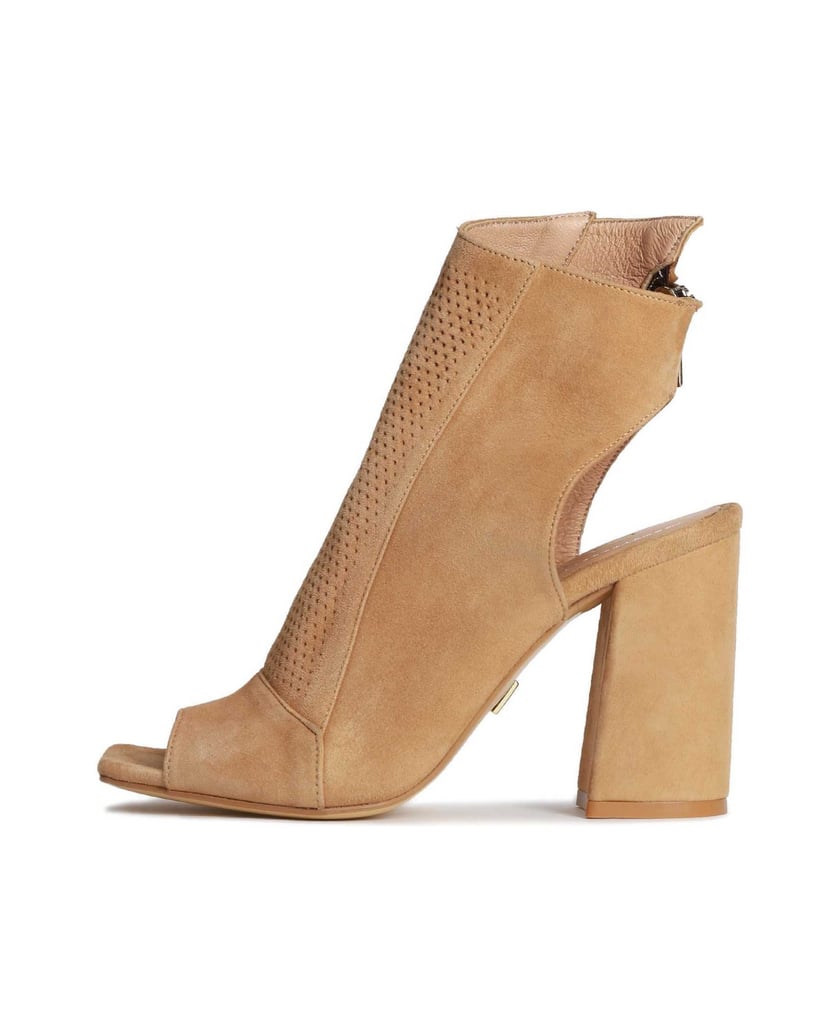 Kazar-Ladies’-light-brown-peep-toe-boots-velbloudí