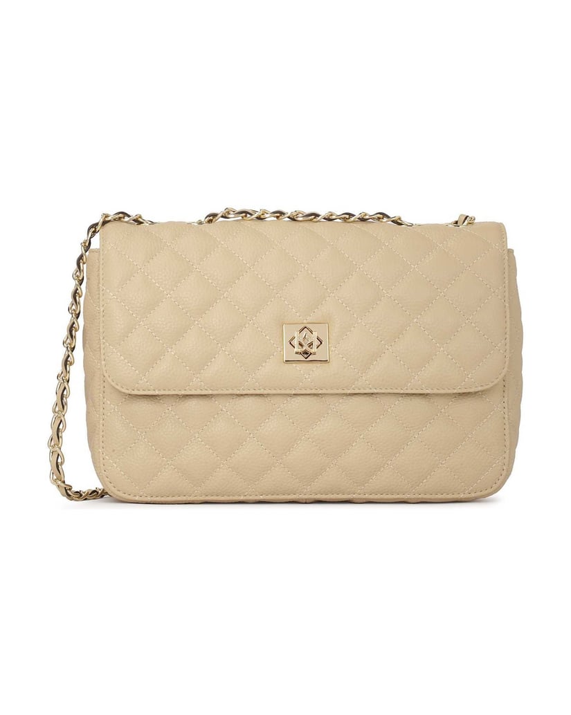 Kazar-Beige-leather-handbag-with-striking-quilted-pattern-béžová