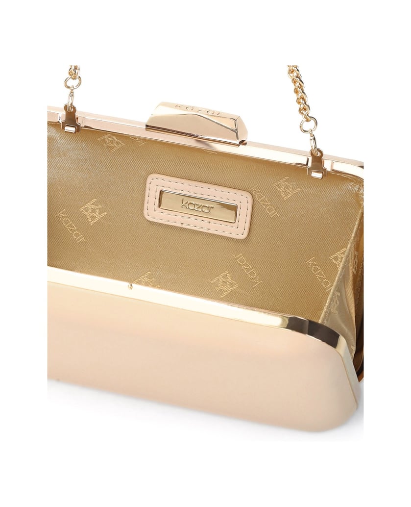 Kazar-Cremefarbene-Damen-Clutch-Tasche-beige