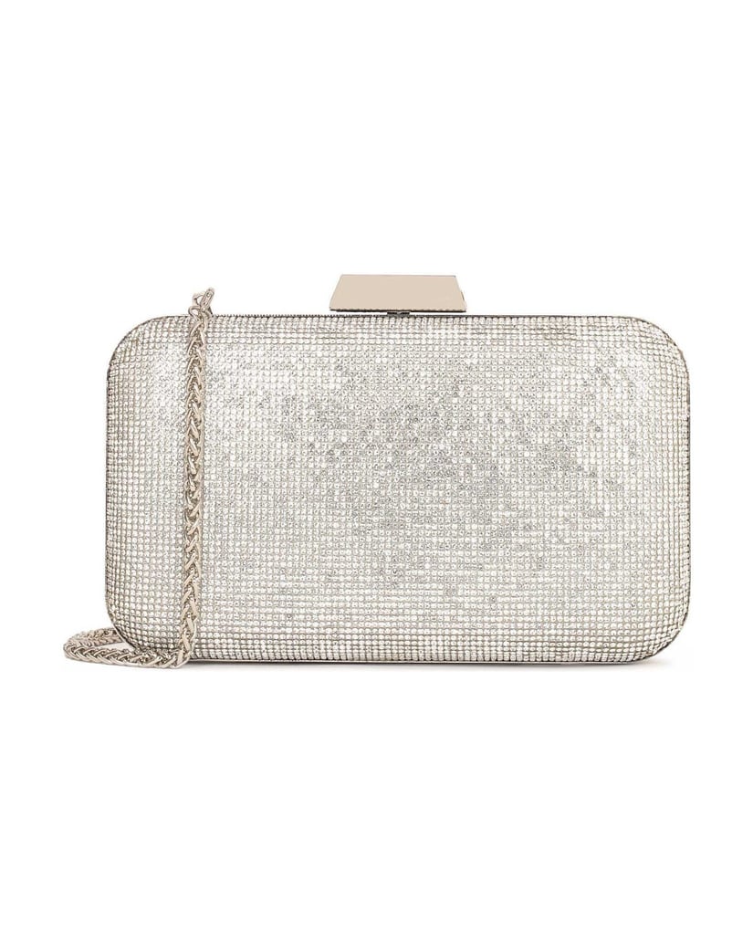 Kazar-Abendtasche-mit-Kristallen-verziert-silber