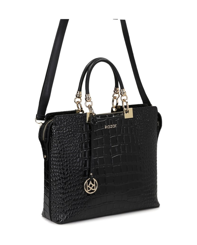 Kazar-Schwarze-Tasche-der-Dame-schwarz