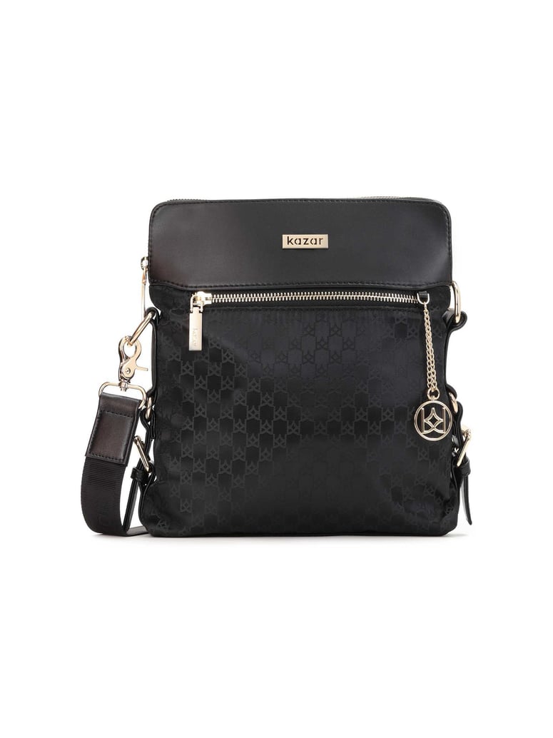 Kazar-Schwarze-Damen-Messenger-Tasche