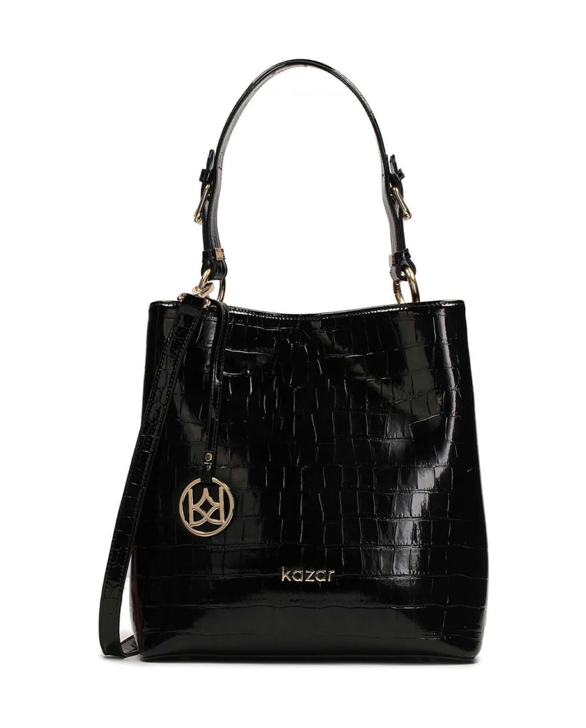 Kazar-Elegante-Tasche-aus-geprägtem-Leder