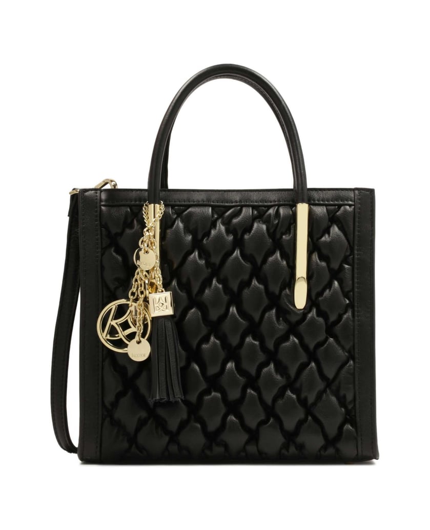 Kazar-Lederhandtasche-in-modischer-Steppung-mi