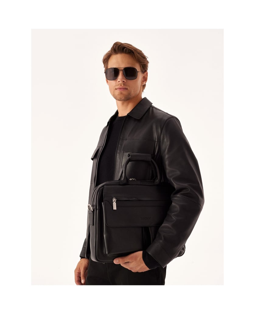 Kazar-Schwarze-Tasche-für-Männer